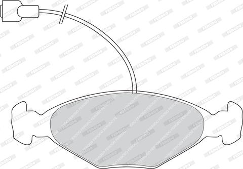 Ferodo FDB236 - Kit de plaquettes de frein, frein à disque cwaw.fr