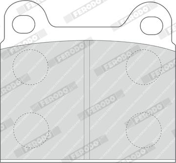 Ferodo FDB2 - Kit de plaquettes de frein, frein à disque cwaw.fr