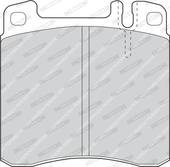 Ferodo FDB798 - Kit de plaquettes de frein, frein à disque cwaw.fr