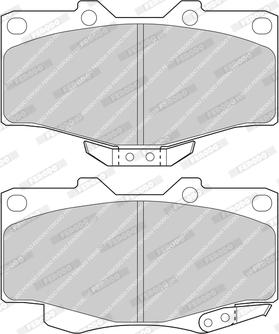 Ferodo FDB797-D - Kit de plaquettes de frein, frein à disque cwaw.fr