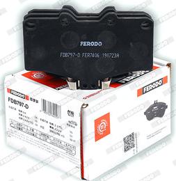 Ferodo FDB797-D - Kit de plaquettes de frein, frein à disque cwaw.fr