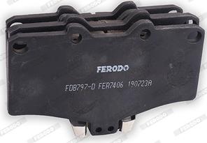 Ferodo FDB797-D - Kit de plaquettes de frein, frein à disque cwaw.fr