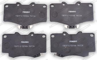 Ferodo FDB797-D - Kit de plaquettes de frein, frein à disque cwaw.fr