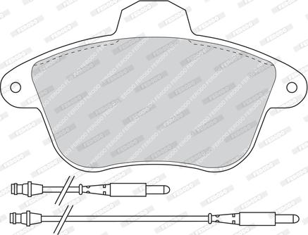 Ferodo FDB746 - Kit de plaquettes de frein, frein à disque cwaw.fr