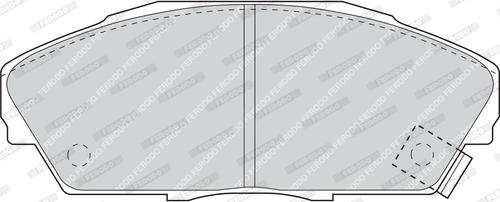 Ferodo FDB748 - Kit de plaquettes de frein, frein à disque cwaw.fr