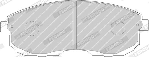 Ferodo FDB755 - Kit de plaquettes de frein, frein à disque cwaw.fr