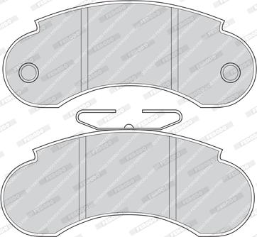 Ferodo FDB750 - Kit de plaquettes de frein, frein à disque cwaw.fr