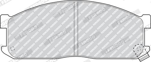 Ferodo FDB757 - Kit de plaquettes de frein, frein à disque cwaw.fr