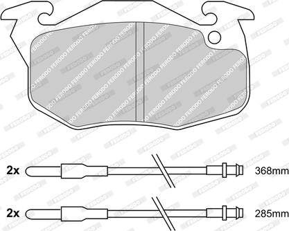 Ferodo FDB719-D - Kit de plaquettes de frein, frein à disque cwaw.fr