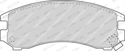 Ferodo FDB780 - Kit de plaquettes de frein, frein à disque cwaw.fr