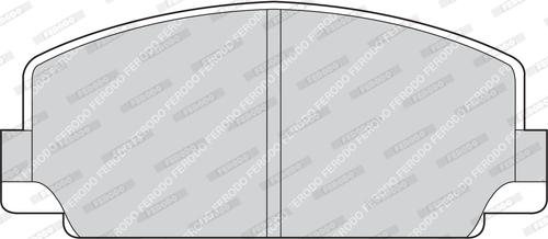 Ferodo FDB77 - Kit de plaquettes de frein, frein à disque cwaw.fr
