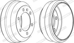 Ferodo FDR329009 - Tambour de frein cwaw.fr