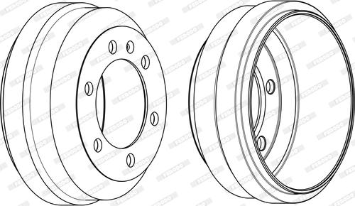 Ferodo FDR329009 - Tambour de frein cwaw.fr