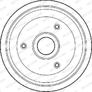 Ferodo FDR329702 - Tambour de frein cwaw.fr