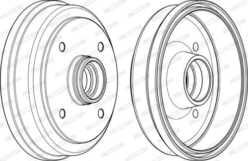 Ferodo FDR329182 - Tambour de frein cwaw.fr