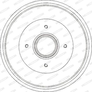 Ferodo FDR329732 - Tambour de frein cwaw.fr