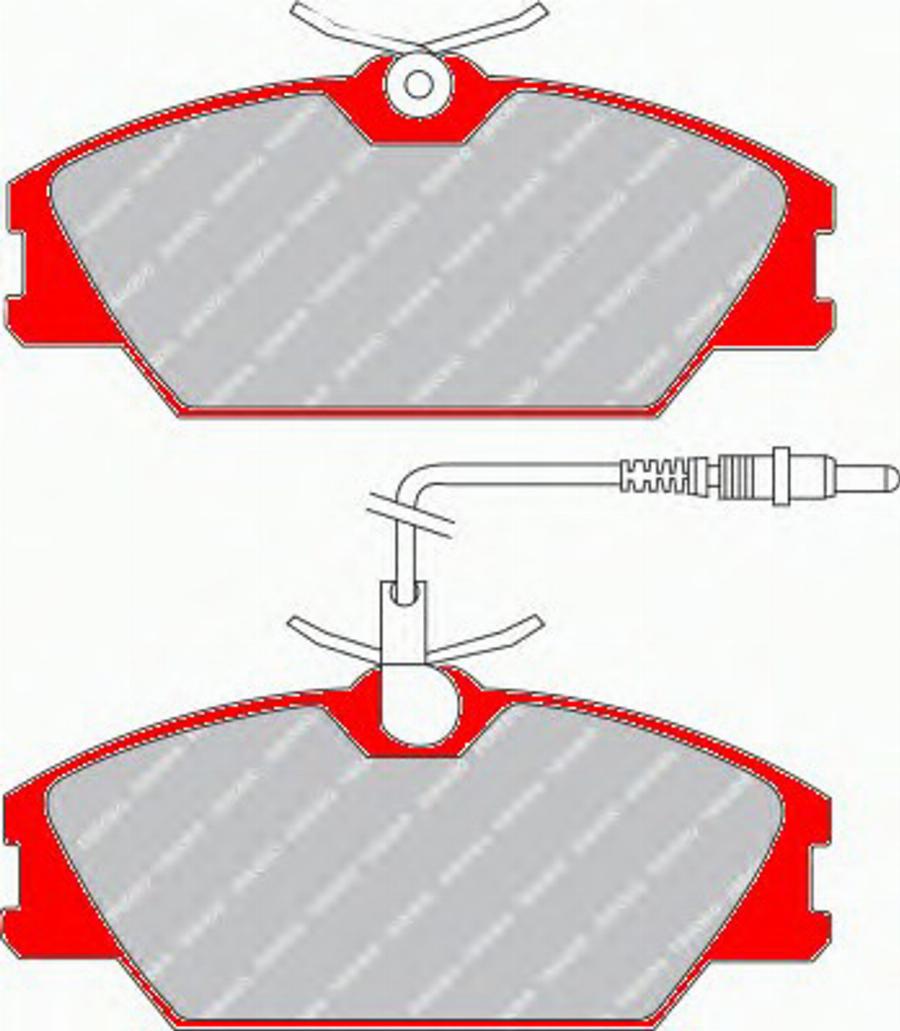 Ferodo FDS406 - Kit d'accessoires, mâchoire de frein cwaw.fr