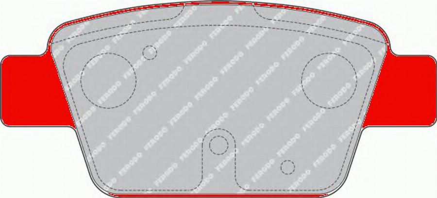 Ferodo FDS1469 - Kit de plaquettes de frein, frein à disque cwaw.fr