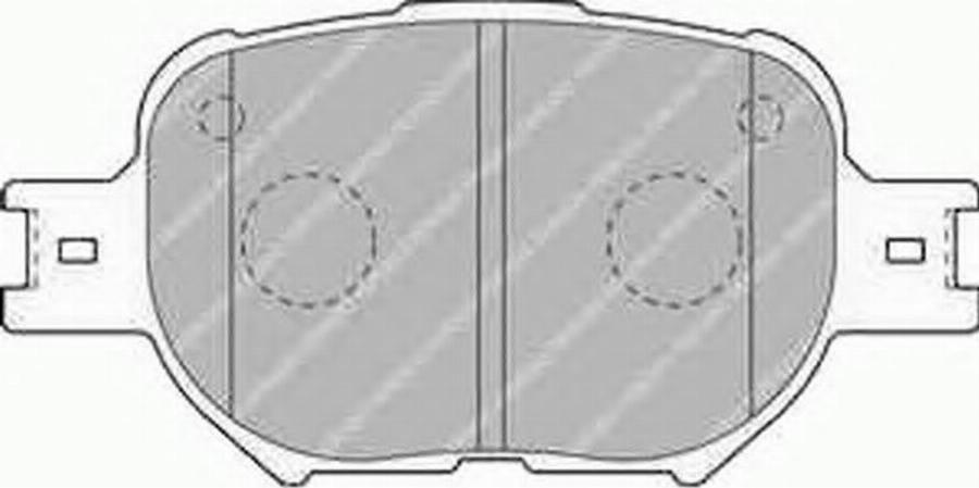 Ferodo FSL1528 - Kit de plaquettes de frein, frein à disque cwaw.fr