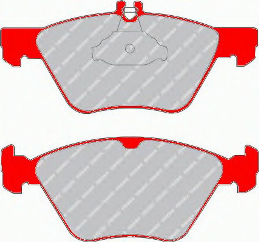 Ferodo FDS1050 - Kit de plaquettes de frein, frein à disque cwaw.fr