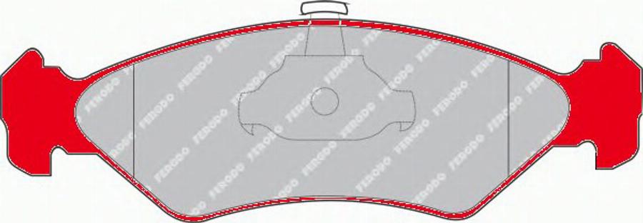 Ferodo FDS1082 - Kit de plaquettes de frein, frein à disque cwaw.fr