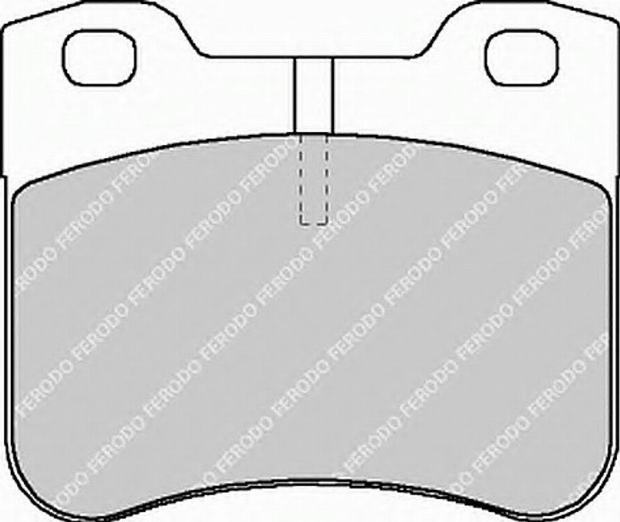 Ferodo FSL1109 - Kit de plaquettes de frein, frein à disque cwaw.fr