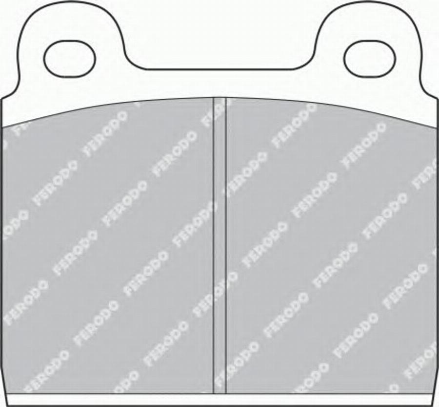 Ferodo FDS11 - Kit de plaquettes de frein, frein à disque cwaw.fr