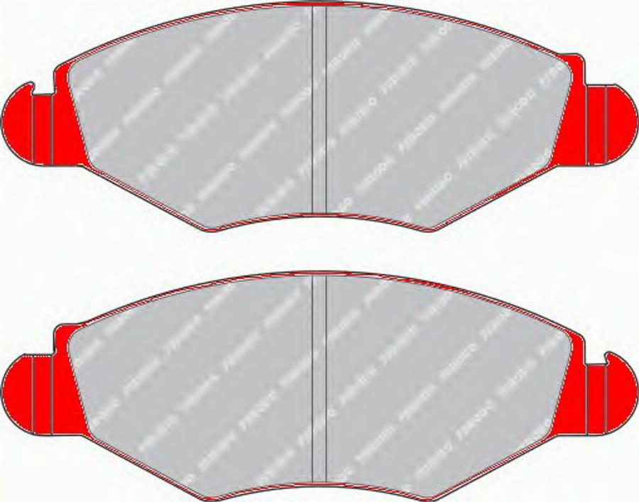 Ferodo FDS1378 - Kit de plaquettes de frein, frein à disque cwaw.fr