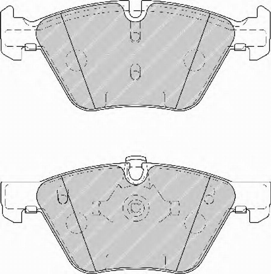 Ferodo FDS1773 - Kit de plaquettes de frein, frein à disque cwaw.fr