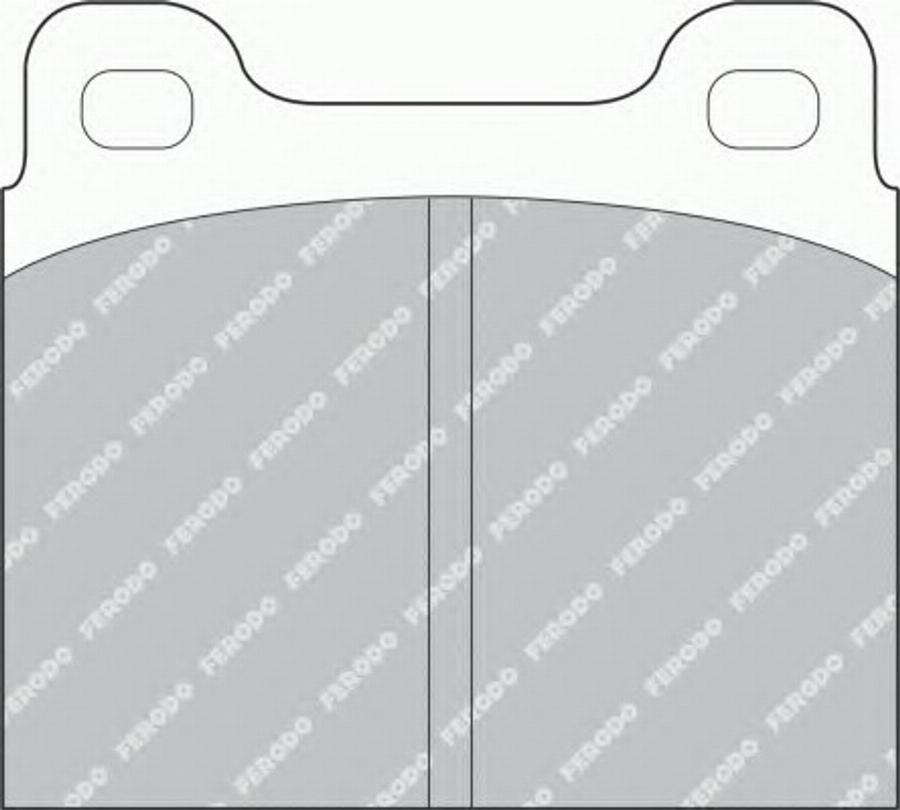 Ferodo FSL2 - Kit de plaquettes de frein, frein à disque cwaw.fr