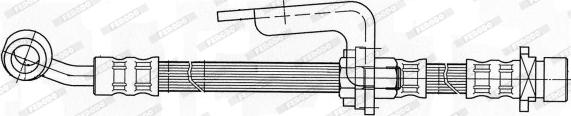 Ferodo FHY3151 - Flexible de frein cwaw.fr