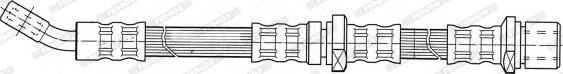 Ferodo FHY3101 - Flexible de frein cwaw.fr