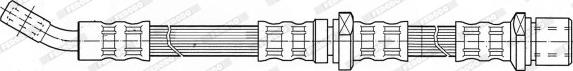 Ferodo FHY3102 - Flexible de frein cwaw.fr