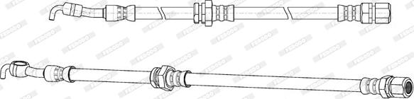 Ferodo FHY3113 - Flexible de frein cwaw.fr