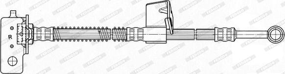 Ferodo FHY3121 - Flexible de frein cwaw.fr