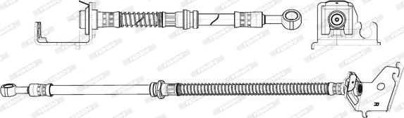 Ferodo FHY3326 - Flexible de frein cwaw.fr