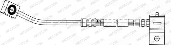 Ferodo FHY3203 - Flexible de frein cwaw.fr