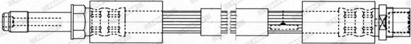 Ferodo FHY3233 - Flexible de frein cwaw.fr