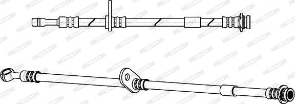 Ferodo FHY2690 - Flexible de frein cwaw.fr