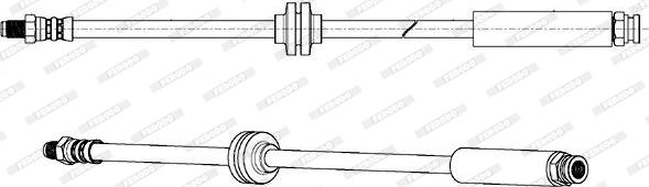 Ferodo FHY2688 - Flexible de frein cwaw.fr