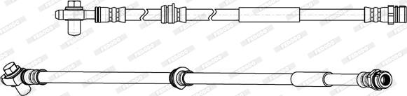 Ferodo FHY2842 - Flexible de frein cwaw.fr