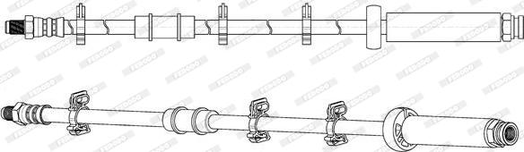 Ferodo FHY2769 - Flexible de frein cwaw.fr