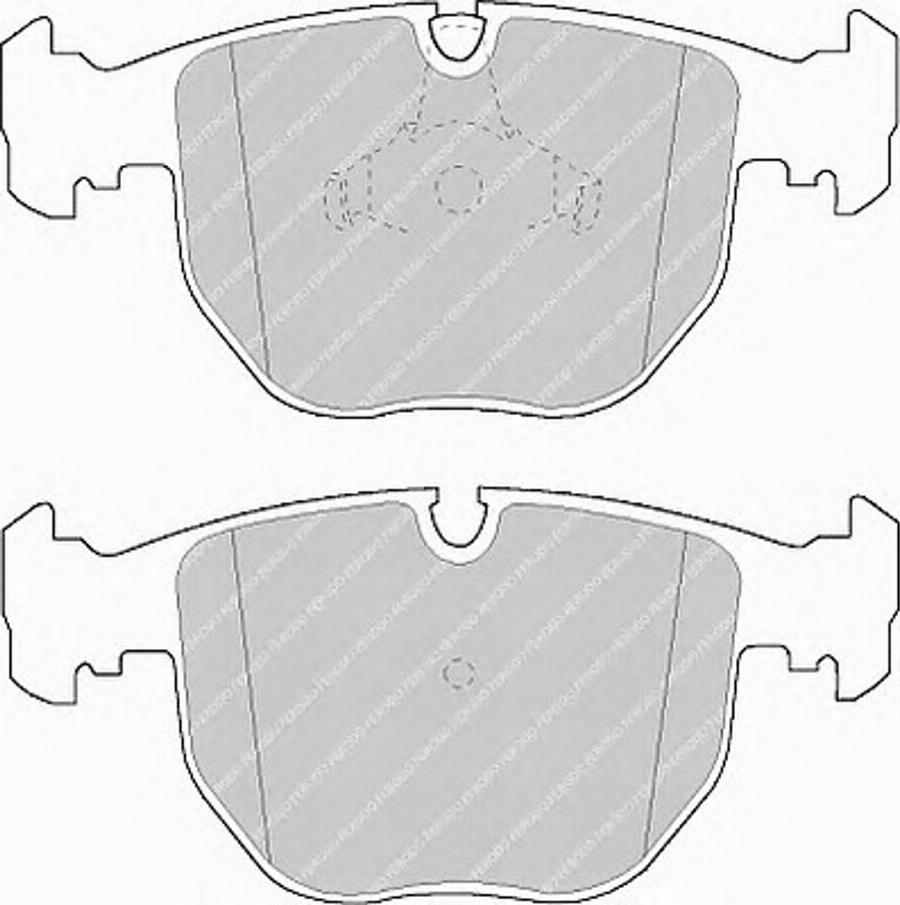 Ferodo FQT997 - Kit de plaquettes de frein, frein à disque cwaw.fr