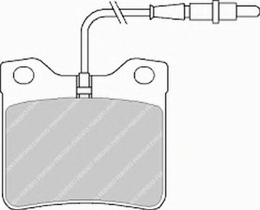 Ferodo FSL619 - Kit de plaquettes de frein, frein à disque cwaw.fr