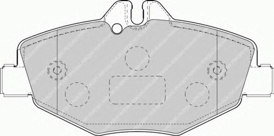 Ferodo FQT1414 - Kit de plaquettes de frein, frein à disque cwaw.fr