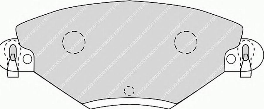 Ferodo FQT1411 - Kit de plaquettes de frein, frein à disque cwaw.fr