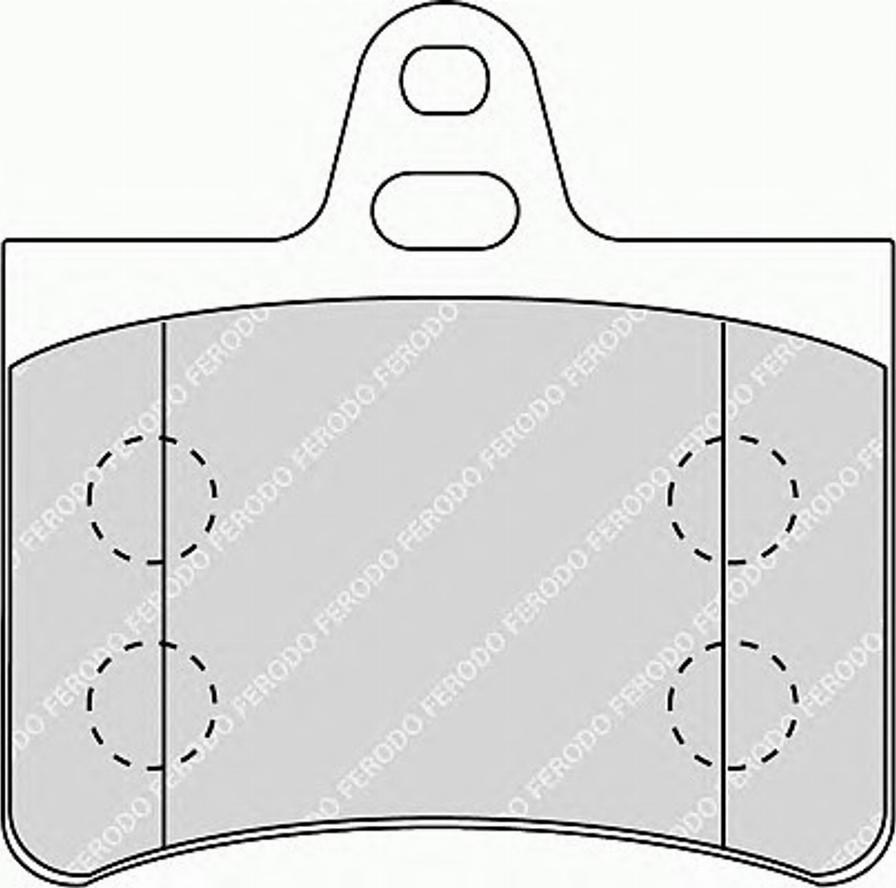 Ferodo FQT1413 - Kit de plaquettes de frein, frein à disque cwaw.fr