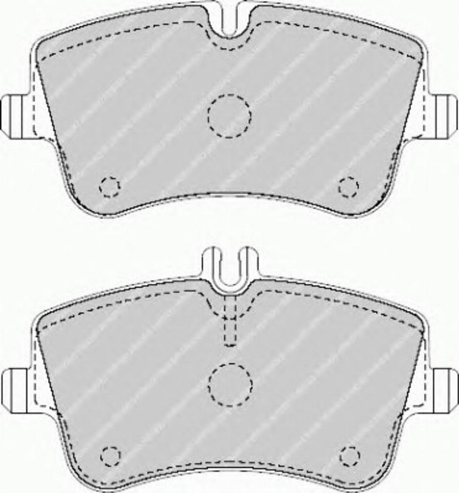 Ferodo FQT1429 - Kit de plaquettes de frein, frein à disque cwaw.fr