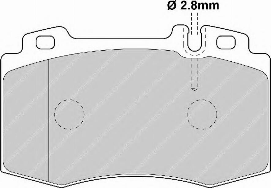 Ferodo FQT1426 - Kit de plaquettes de frein, frein à disque cwaw.fr