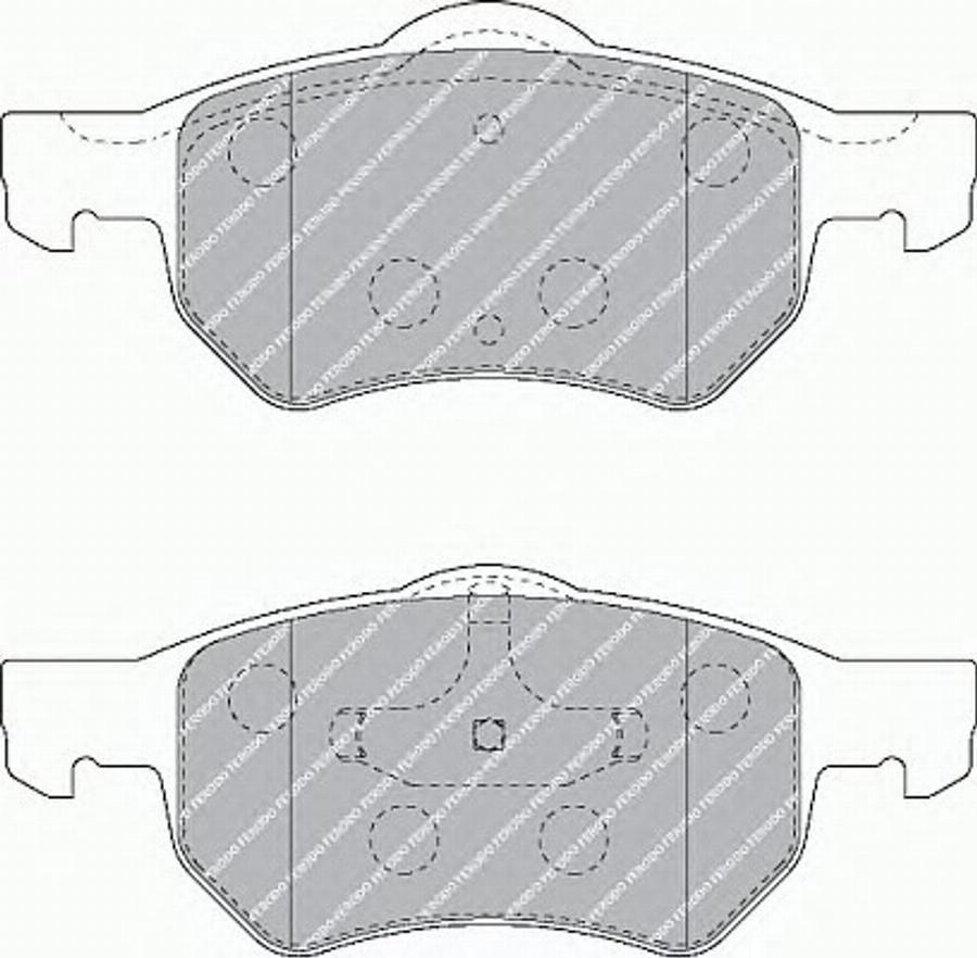 Ferodo FQT1474 - Kit de plaquettes de frein, frein à disque cwaw.fr